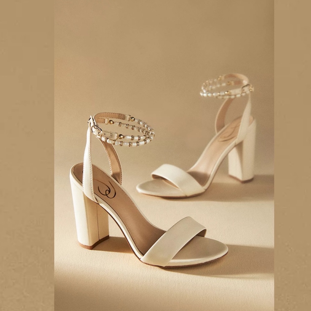 Anthropologie  Sam Edelman Yanelli Heels Color: MODERN IVORY